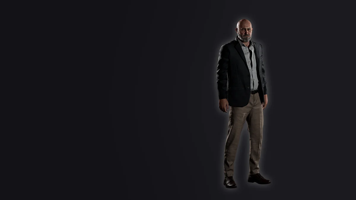 Official render of Richard, the voice on the CRTV