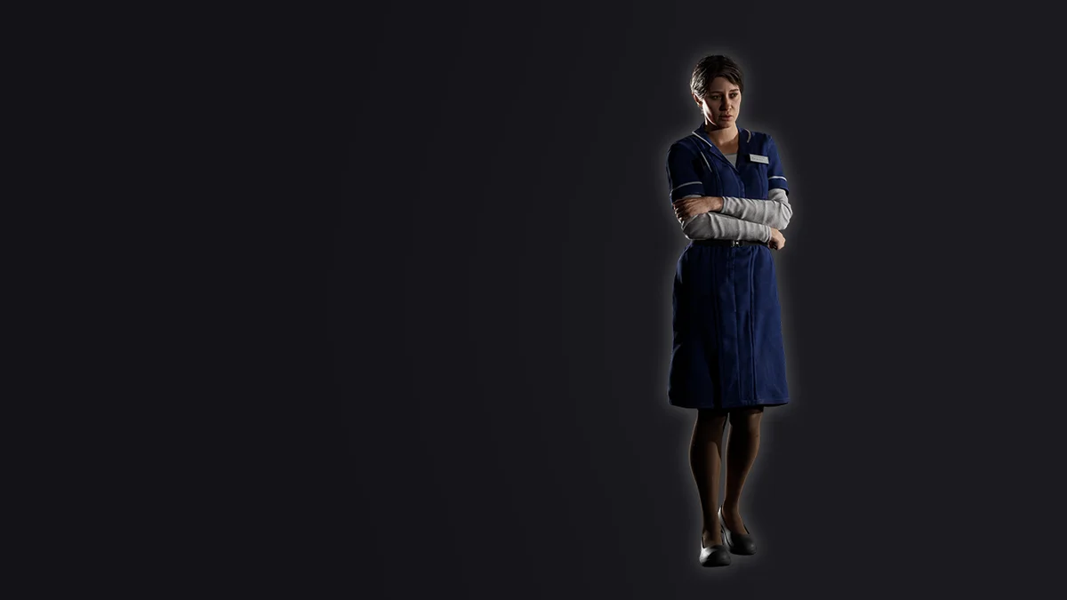 Official render of Zoe, the Shorefront Family Clinic caregiver